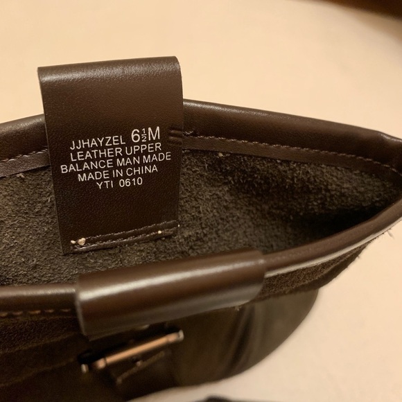 𝅺nine & Co JJHayzel Brown Suede Heeled Boots - Picture 5 of 8